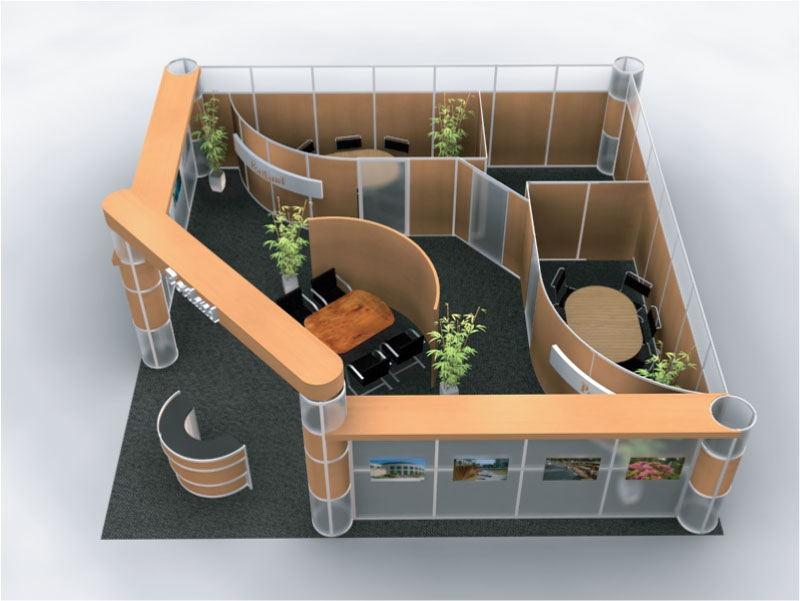 Visionary Designs DM-0287 Trade Show Island Exhibit 